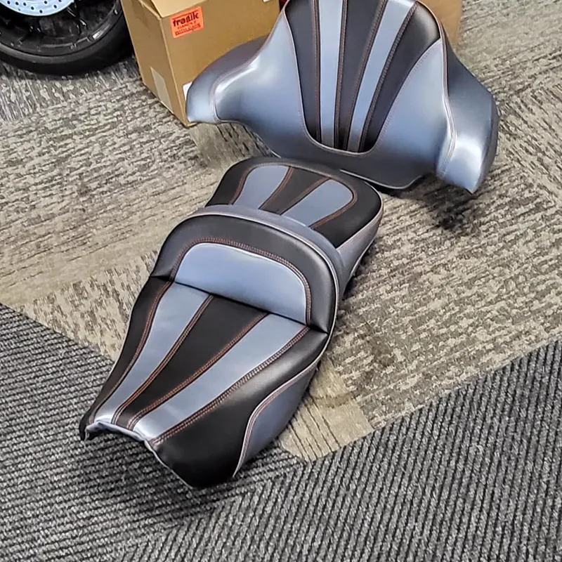 Custom motorcycle seat build 3
